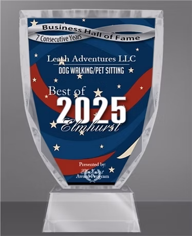 Leash Adventures Hall of Fame 2025 award